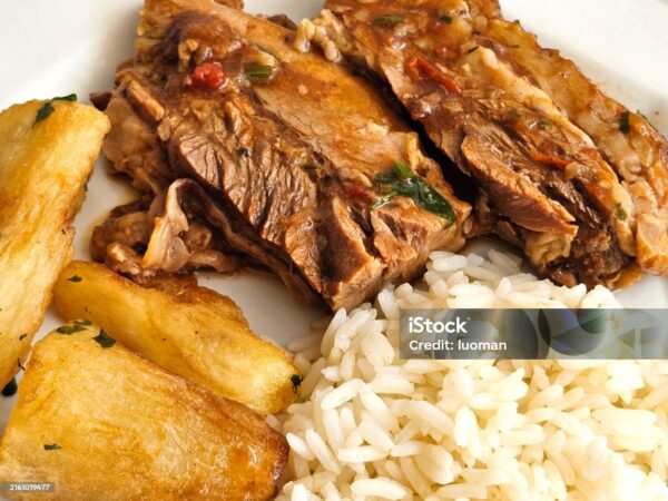 Grilled Spare Ribs Rice