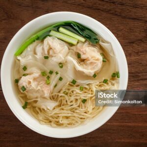 Wonton Egg Noodle Soup