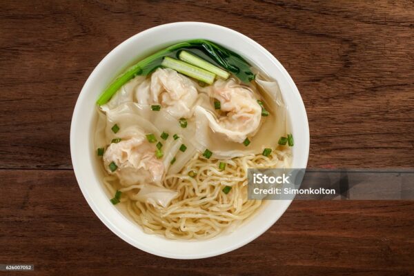 Wonton Egg Noodle Soup