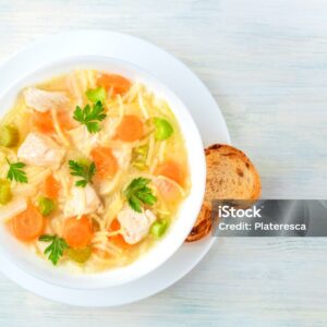 Chicken Rice Noodle Soup