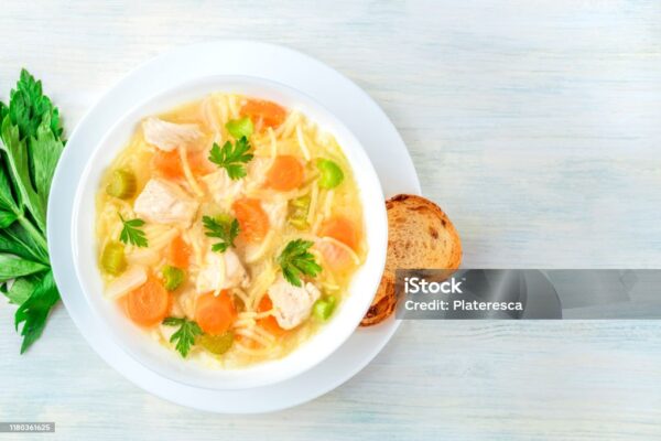 Chicken Rice Noodle Soup