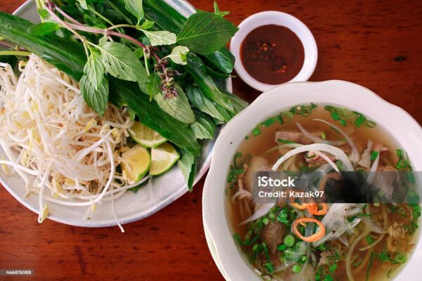 Rare Beef & Tendon Rice Noodle Soup