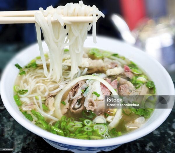 Rare Beef Rice Noodle Soup