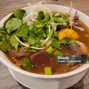 Rare Beef & Tripe Rice Noodle Soup