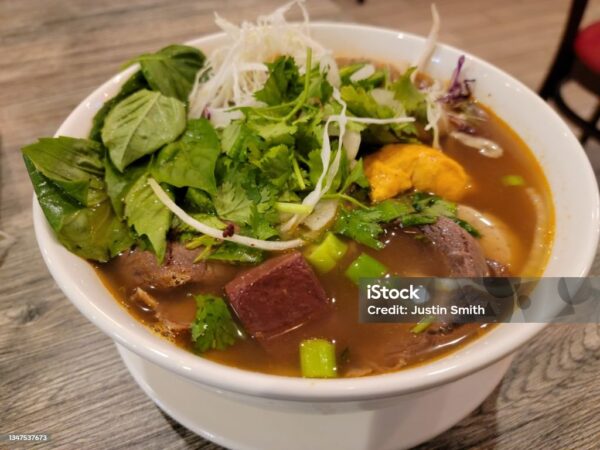 Rare Beef & Tripe Rice Noodle Soup